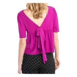 NWT Kensie Women’s Fuchsia Purple Flowy Blouse Size Small